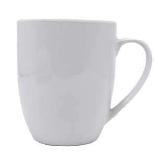Hrnek 330ml TRADE, bílý porcelán