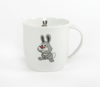Hrnek 260ml ANDREAS-KRÁLÍČEK, čes.porcelán