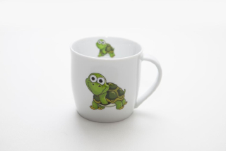 Hrnek 260ml ANDREAS-ŽELVA, čes.porcelán