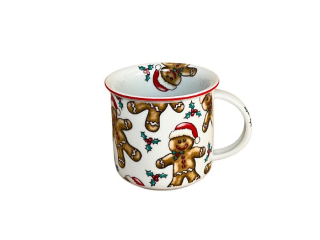 Hrnek 250ml TINA - PERNÍČEK vánoční, čes.porcelán