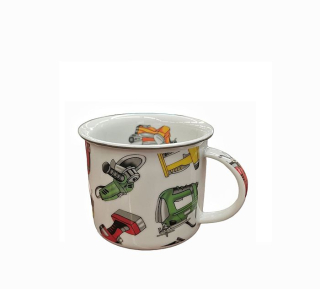 Hrnek 250ml TINA - NÁŘADÍ DF, čes.porcelán