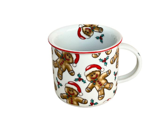 Hrnek 380ml TINA - PERNÍČEK vánoční, čes.porcelán
