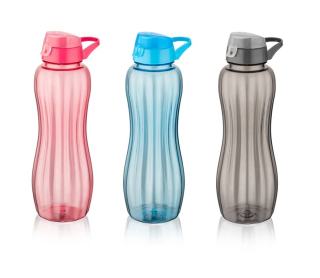 Láhev 0,75l LEO, sport, 3barvy, plast