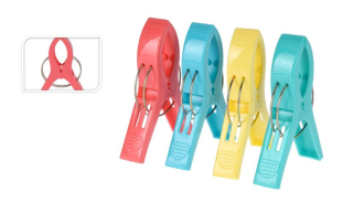 Kolíčky  4ks MAXI, 12x8,5cm, plast