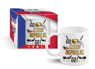 Hrnek 300ml, GO,CZECH REPUBLIC,GO!, DB, keramika