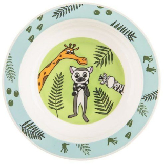 Talíř d16cm SAFARI, hluboký, dětský, plast