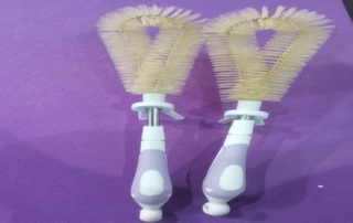 Kartáč lahv.dvojitý, teleskop. násada kov/plast