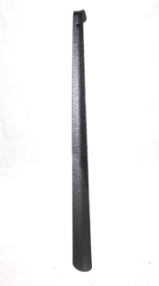Lžíce na obuv 80cm, šedá, lakovaný kov