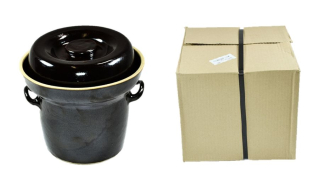 Keramický zelák 2L + víko, KOLOMAZNÍK ZÁBŘEH