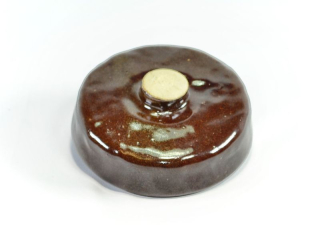 Těžítko  2l zeláku, 1ks, glaz.keram. d11,5cm