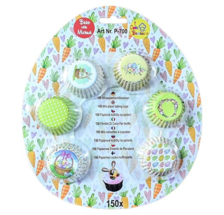 P-Papírové košíčky na pralinky barevné 6x25ks