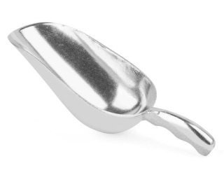 Lopatka 22x8x4cm, 360ml, na sypké potraviny, hliník