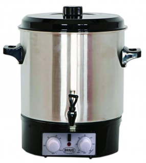 Hrnec elektrický zavařovací B-4501 NR, čas, teploměr + ventil
