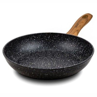 Pánev d26cm, NATURE, nepřil.povrch-kámen, rukojeť plast, indukce