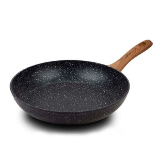 Pánev d30cm, NATURE, nepřil.povrch-kámen, rukojeť plast, indukce
