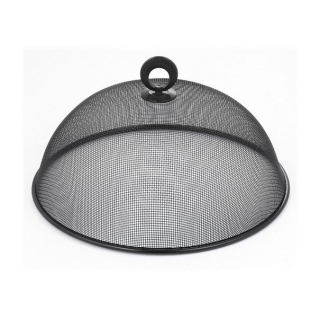 Kryt d28 MISTY, černý kov/plast
