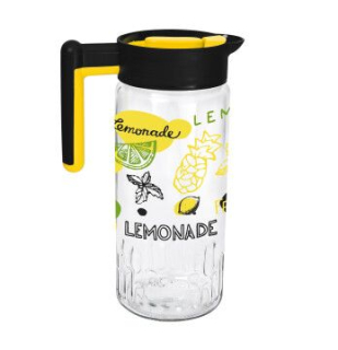 Džbán 1,46l, LEMONADE, vroubk.sklo/plast