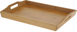 Podnos 43x29x5cm s držadly, servírovací, bambus