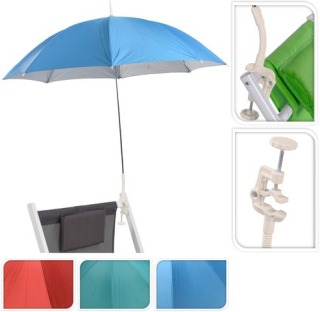 Slunečník d 105cm, na balkon, mix barev