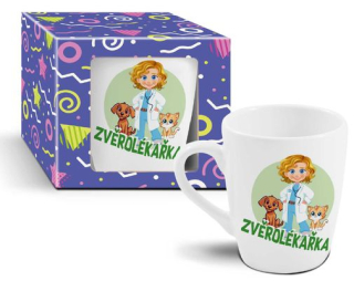 Hrnek 300ml ZVĚROLÉKAŘKA, dětský, DB, keramika
