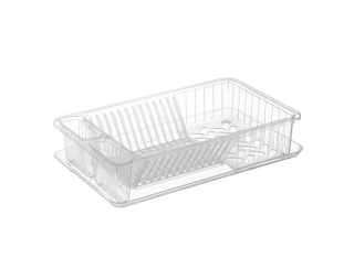 Odkapávač 45,5x37,5cm velký na nádobí, transpar.plast