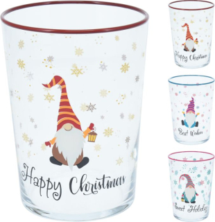 Sklen. 510ml, 1ks, VÁNOČNÍ SKŘÍTEK, sklo