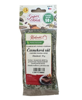 Koření-"K"-ČESNEKOVÁ SŮL-50g do mlýnku, QQ, sáček