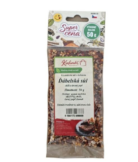 Koření-"K"-ĎÁBELSKÁ SŮL-50g do mlýnku, QQ, sáček