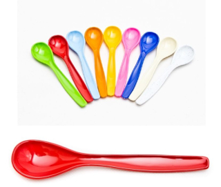 Lžíce 15cm-6ks-jogurt, plast