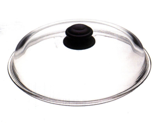 Poklice d32cm sklo, vč.plast. úchytu do 250°C, vhodné na BAF