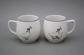 Hrnek 300ml BAŇÁK-HUSY U666, čes.porcelán