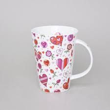 Hrnek 350ml MONZA-ZAMILOVANÁ SRDCE, čes.porcelán