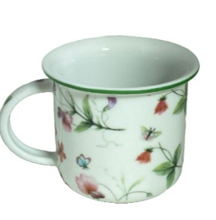 Hrnek 100ml TINA - JARNÍ KVĚTINY, čes.porcelán