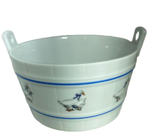 Miska d15x8cm (slánka) HUSY, čes.porcelán