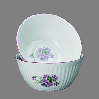 Miska d14x6,5cm, FIALKY, MOZART čes.porcelán