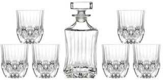 Karafa 0,75l, sklen. 350ml, 6ks, RCR ADAGIO, whisky, DB