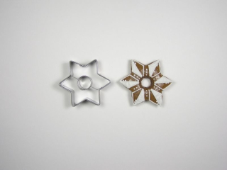 Vykrajovátko nerezové hvězda malá-střed