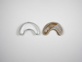 Vykrajovátko nerezové rohlíček hladký