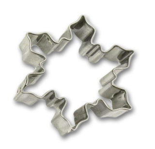 Vykrajovátko nerezové vločka velká 57x66mm