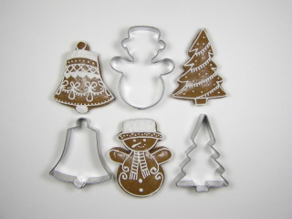 Vykrajovátka nerezová sada A vánoční