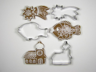 Vykrajovátka nerezová sada B vánoční