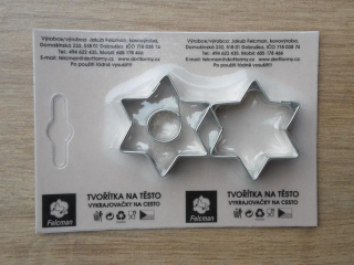 Vykrajovátko 2ks hvězdy malé 36mm