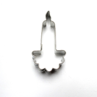 Vykrajovátko - Svíčka vánoční,  3,5x5,5cm