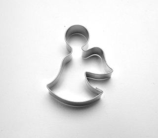 Vykrajovátko - Andělíček,  4,3x5,5cm