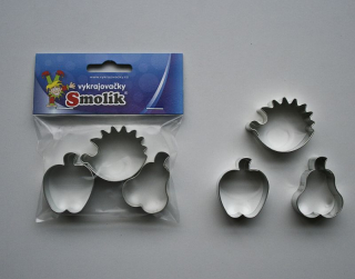 Vykrajovátko - Ježek s ovocem-3ks-sada