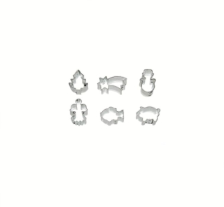 Vykrajovátko - Mikro vánoční MIX-6ks-sada