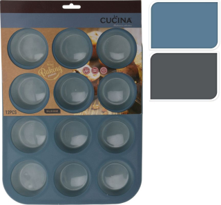 Forma MUFFINY 12ks, 33x25x3cm, mix barev, silikon