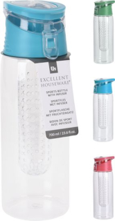 Láhev 0,65l SPORT s nápitkou+vložkou, plast