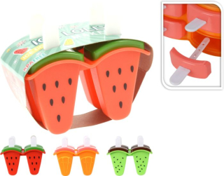 Tvořítko na 4ks nanuků, mix druhů ovoce, plast