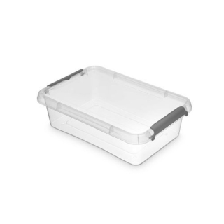 Box  1,20l STORAGE Lock&Keep, 20,5x14x 6,5cm, transp.plast